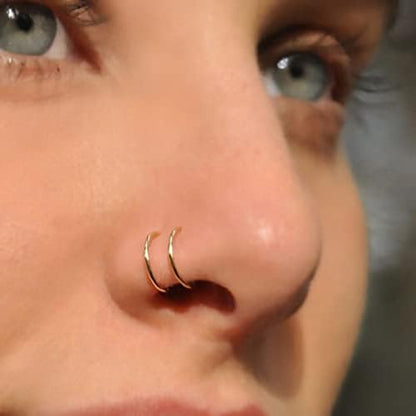 Longita Magnetic Nose Rings - Fake Septum Ring & Hoop Studs for Women