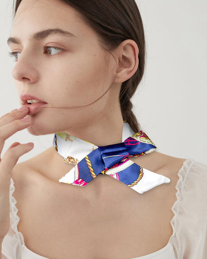 6 Pack Scarf Bags for Women - Narrow Scarf Hair & Neck Scarves - Fashion Gifts