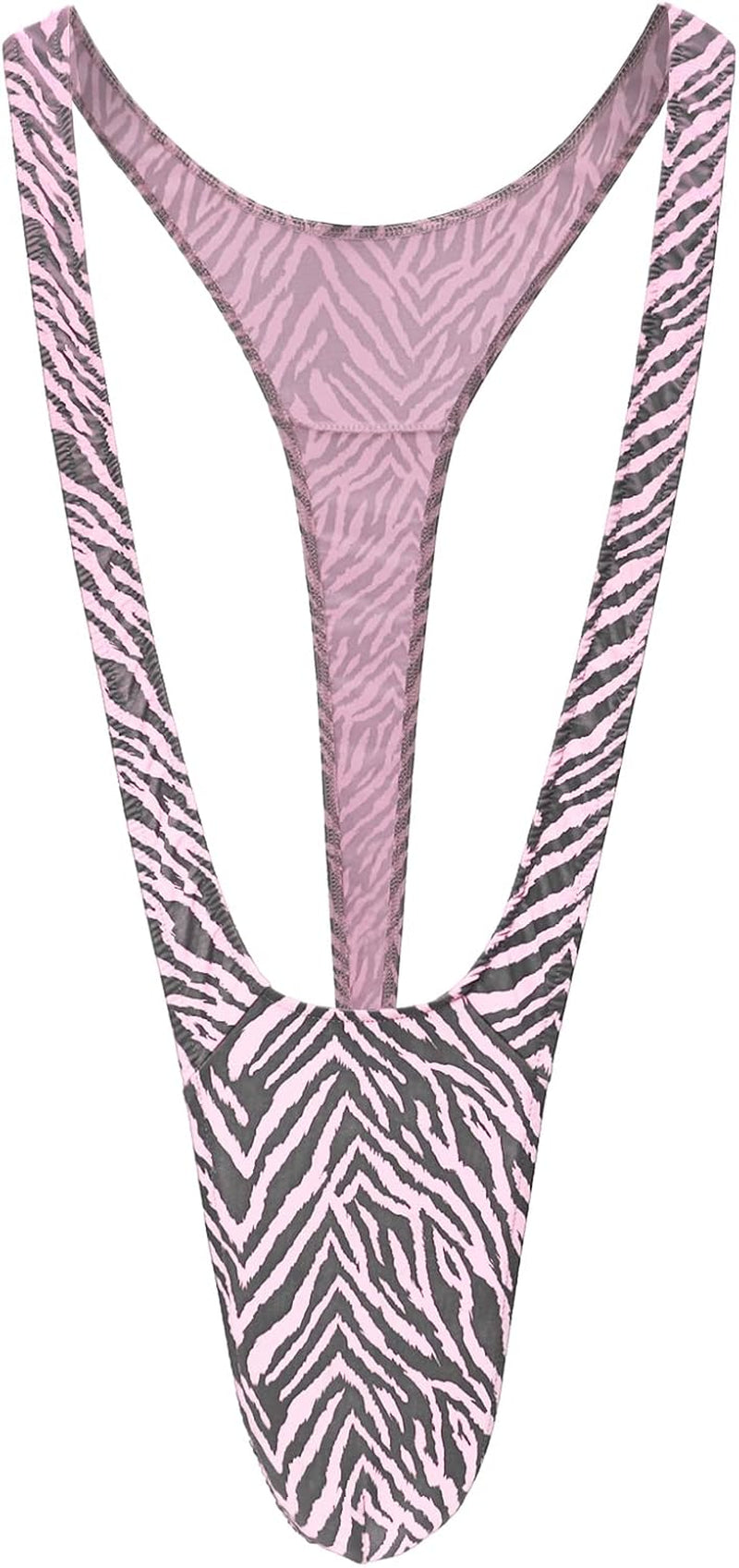 Novelty men's thong with attached bells and antlers