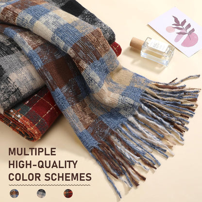 Winter Scarf for Women, Fashion Long Blanket Scarf Soft Feel Women'S Scarves & Wraps