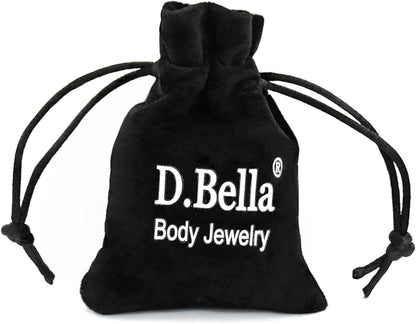 D.Bella silver cubic zirconia diamond earrings collection display