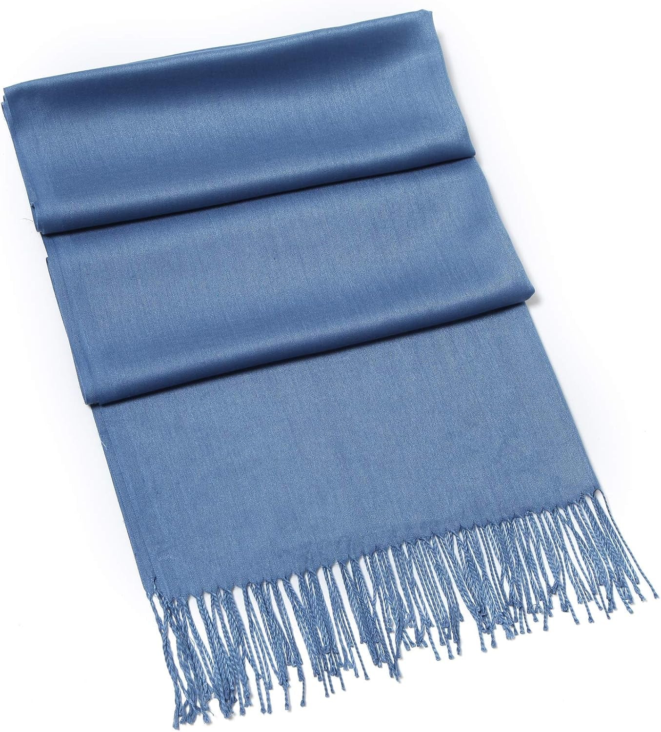 Cindy & Wendy Pashmina Shawls and Wraps Large Scarfs for Women Wedding Party Bridal Long Fashion Solid Shawl Wrap Fringes