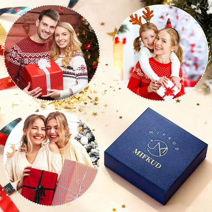 2Pcs Clover Bracelet Set for Women 18K Gold Plated Four Leaf Clover Bracelet Love Bangle Bracelet Stack Lucky Bracelets Gold Link Bracelets Trendy Jewelry Gift for Women Birthday Christmas