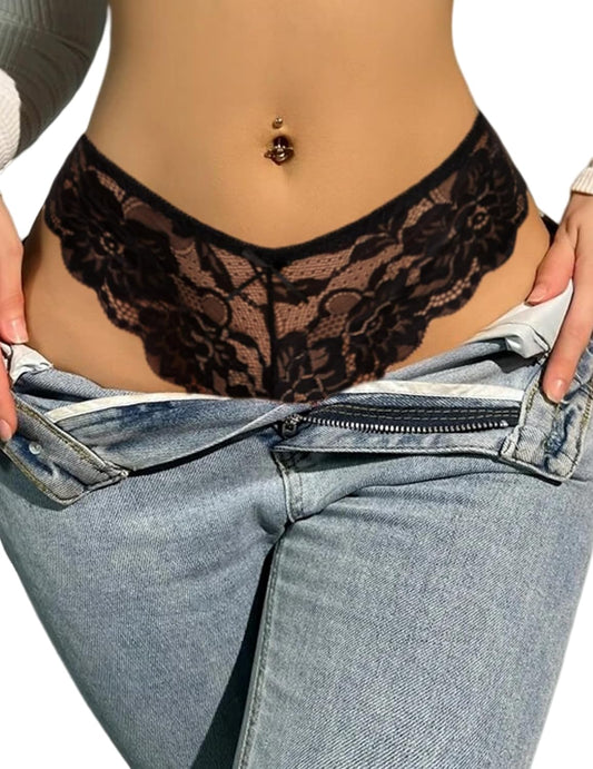 Avidlove women floral lace panties sexy cheeky bikini style