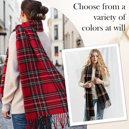 Pleneal Scarf for Women,Soft Chenille Winter Scarves, Womens Warm Thick Scarf for Cold Weather