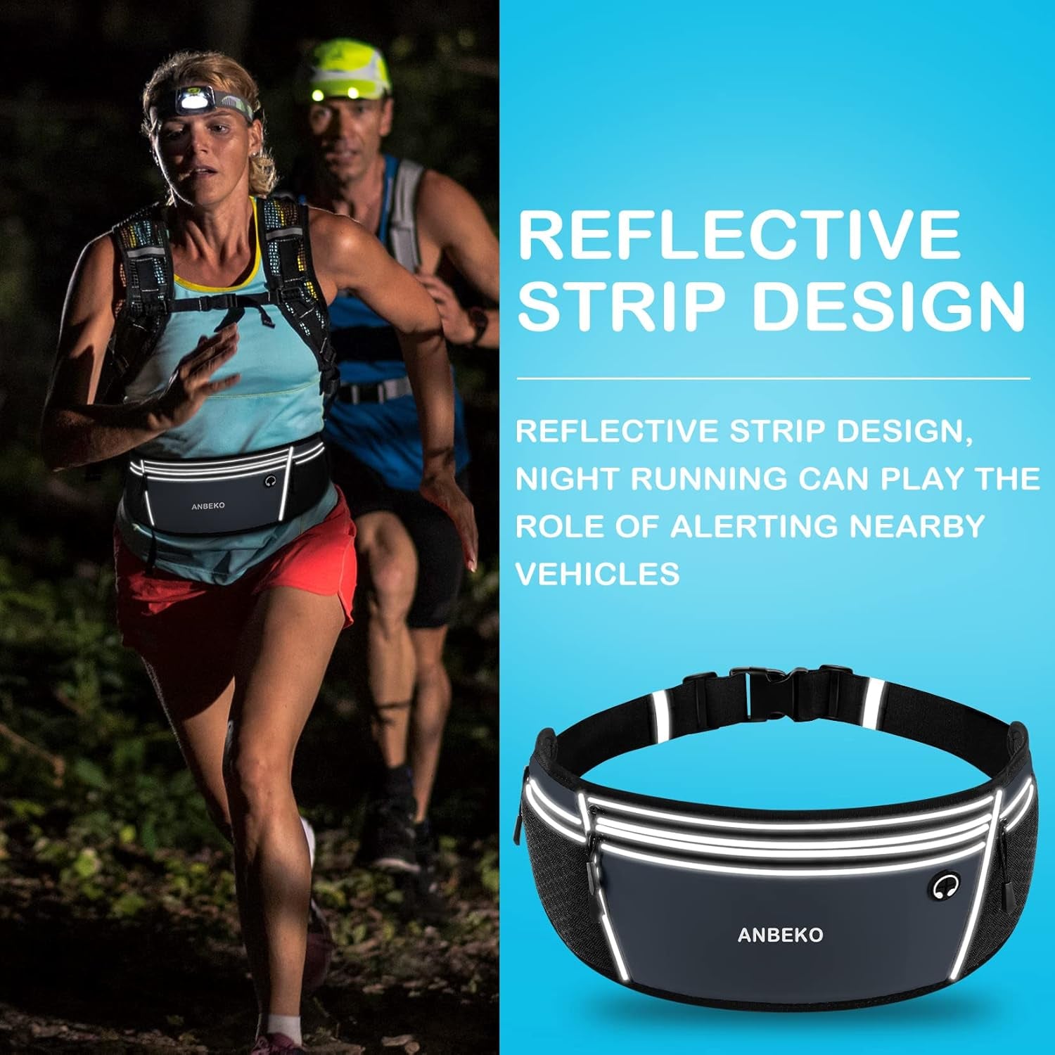 Running belt extender feature and adjustment mechanism
