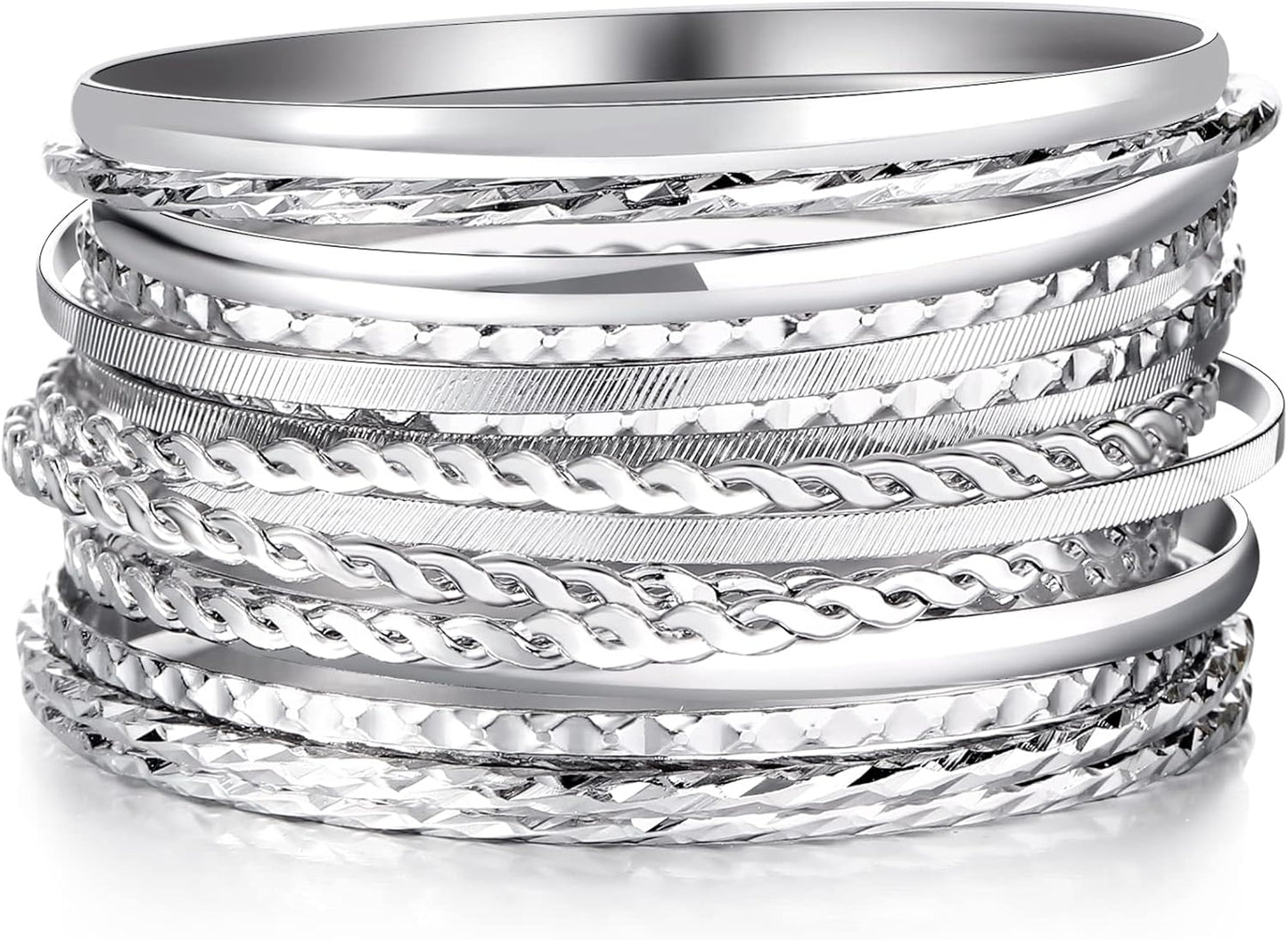Ornate Indian stackable bangles with vintage jewelry aesthetic