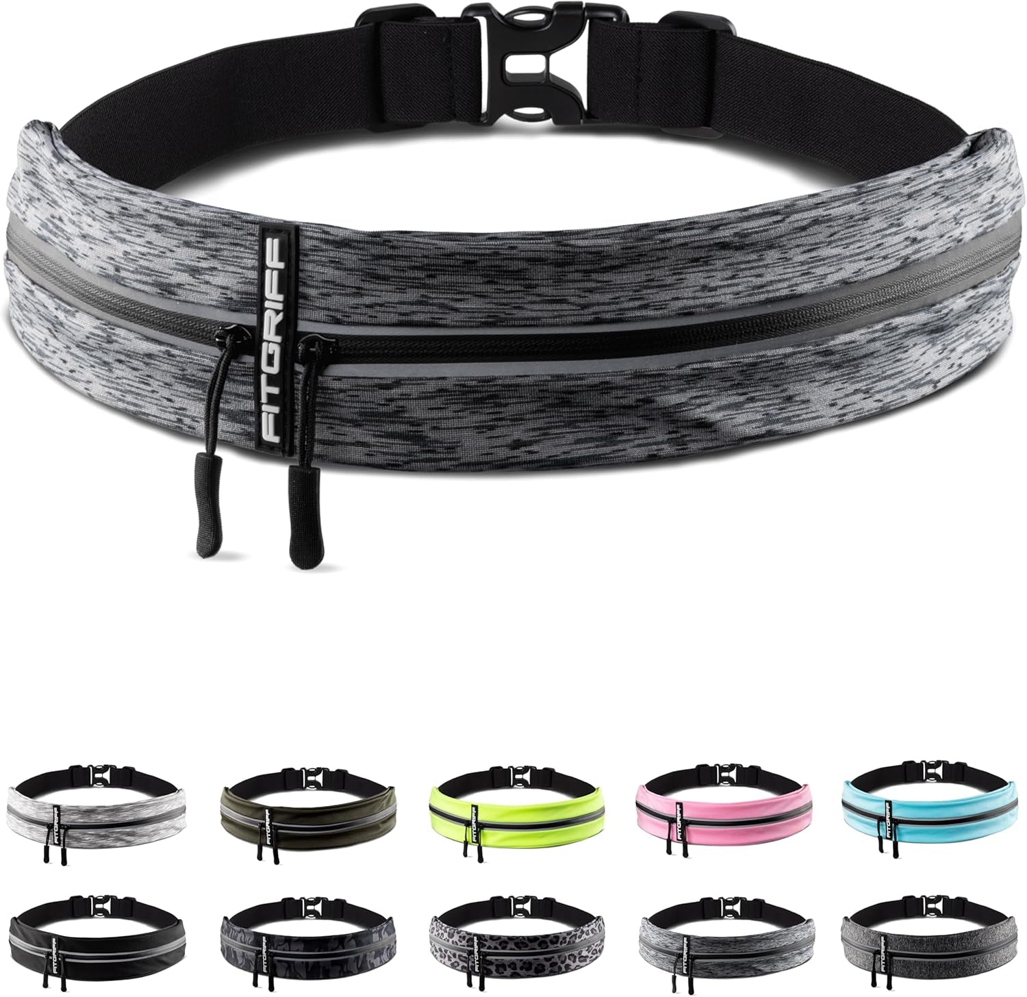 Women's running belt with phone holder for fitness and training