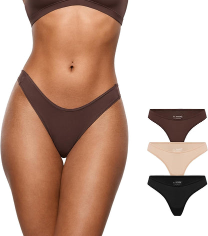 Soft V-Waisted Thong 3 Pack by INLYRIC