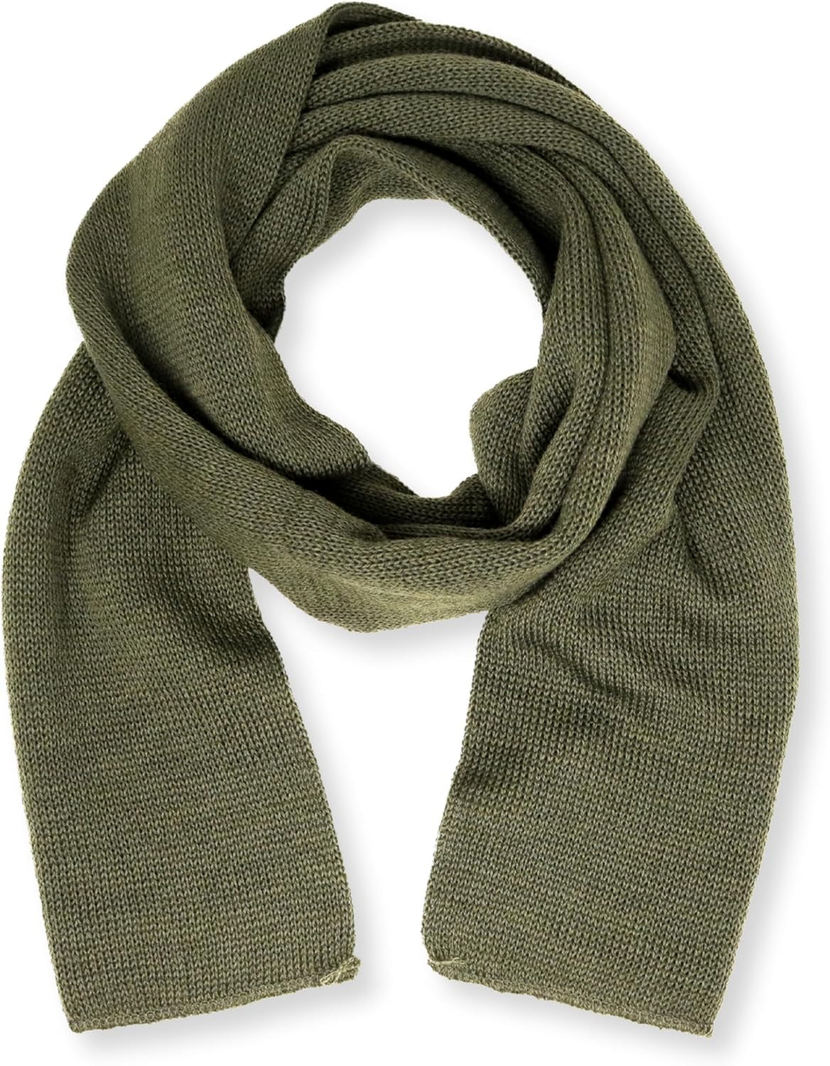 M MCGUIRE GEAR Genuine US Army Military GI 100% Wool Warm Winter Scarf, Made in USA