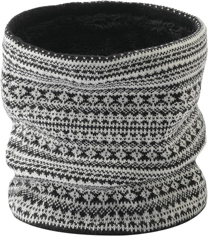 Novforth Winter Neck Warmer Men Ski, Neck Gaiter Face Scarf Women, Fleece Scarf for Men Gaiter Mask, Thick Windproof Scarves