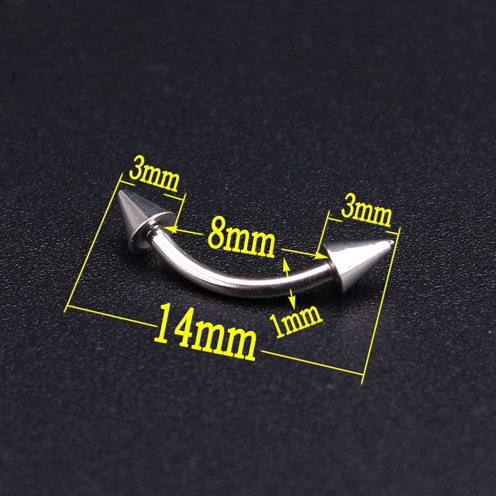 Juland 85 PCS Piercing Kit Body Piercing Surgical Steel Belly Button, Tongue, Eyebrow, Nipple, Lip, Nose Tapers Plugs Gauges Set