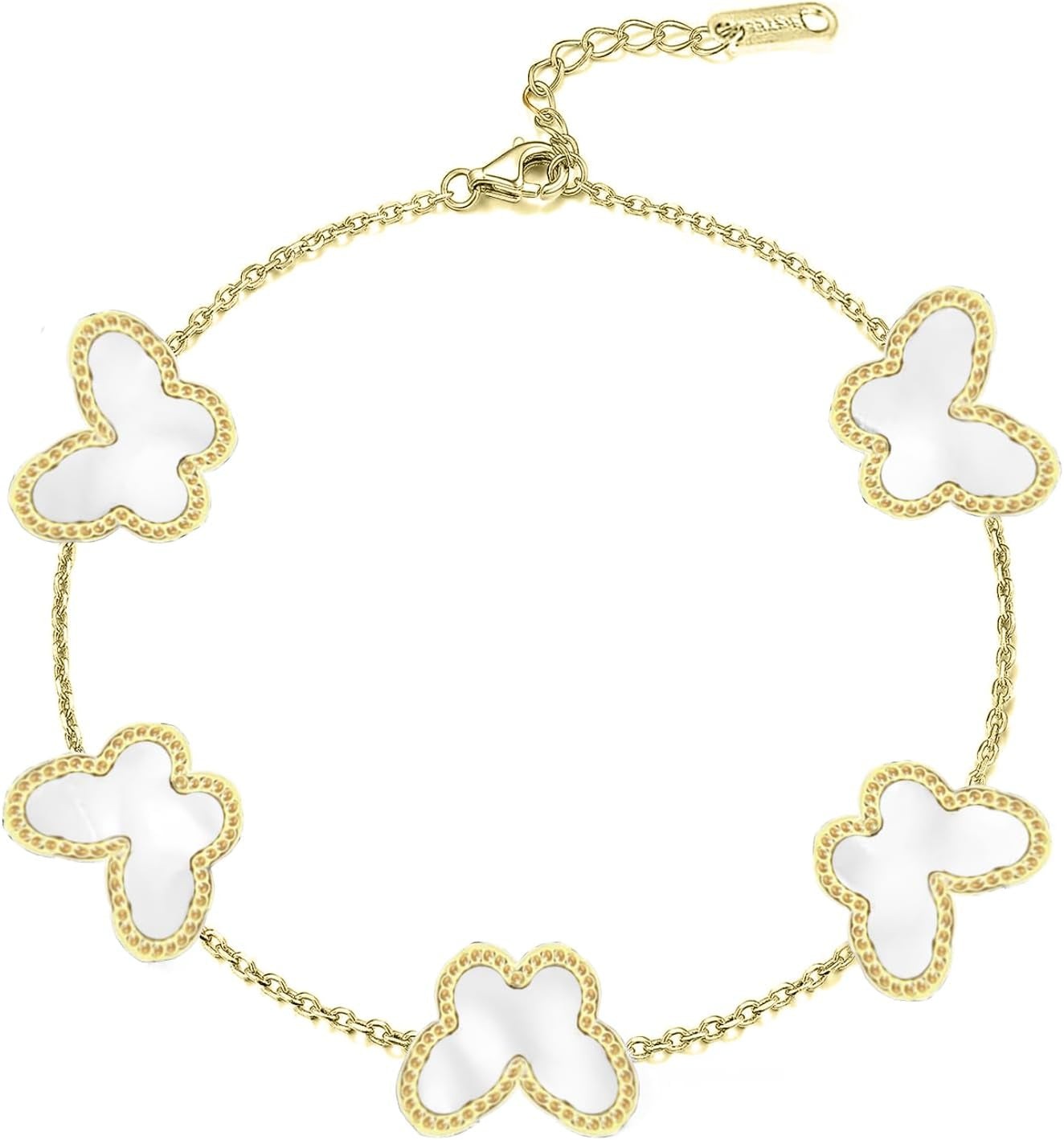 Highspark Clover Bracelets for Women | Designer Four Leaf Bracelets for Women | Lovely Gift