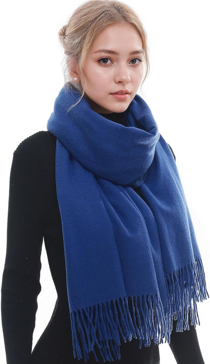 RIIQIICHY Scarf for Women Scarves and Wraps Winter Warm Pashmina Shawl for Cold Weather