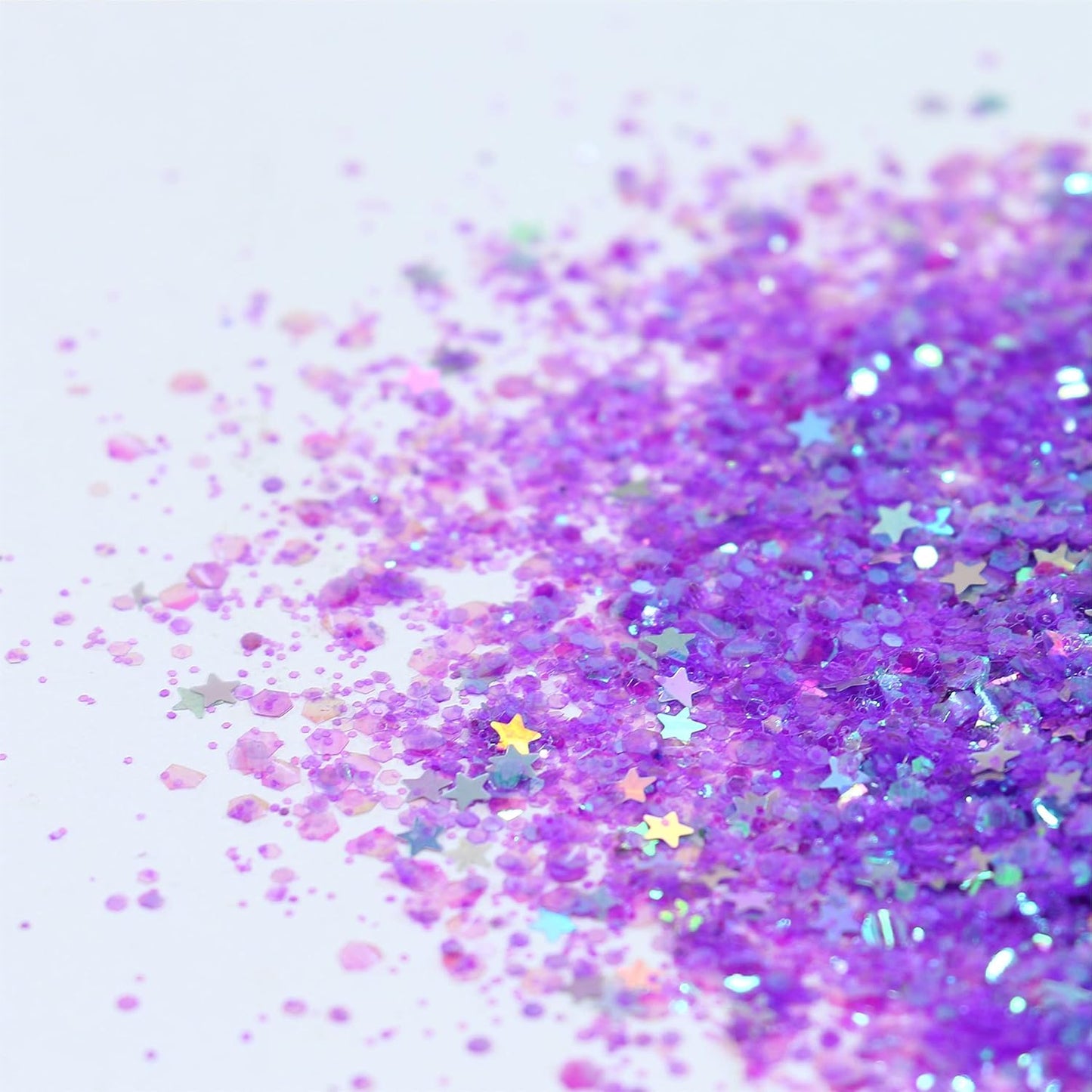 Face Jewels 6 Sheets Face Gems Stick On, 10G Chunky Glitter, Face Jewelry Rhinestones Crystals Stickers, Fairy Euphoria Eye Body Makeup Rave Clothes Festival Outfit Accessories