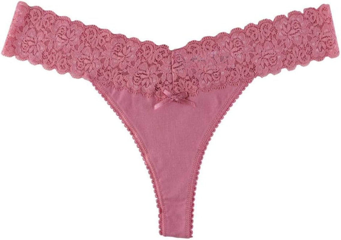 Model wearing UWOCEKA comfortable cotton thong underwear