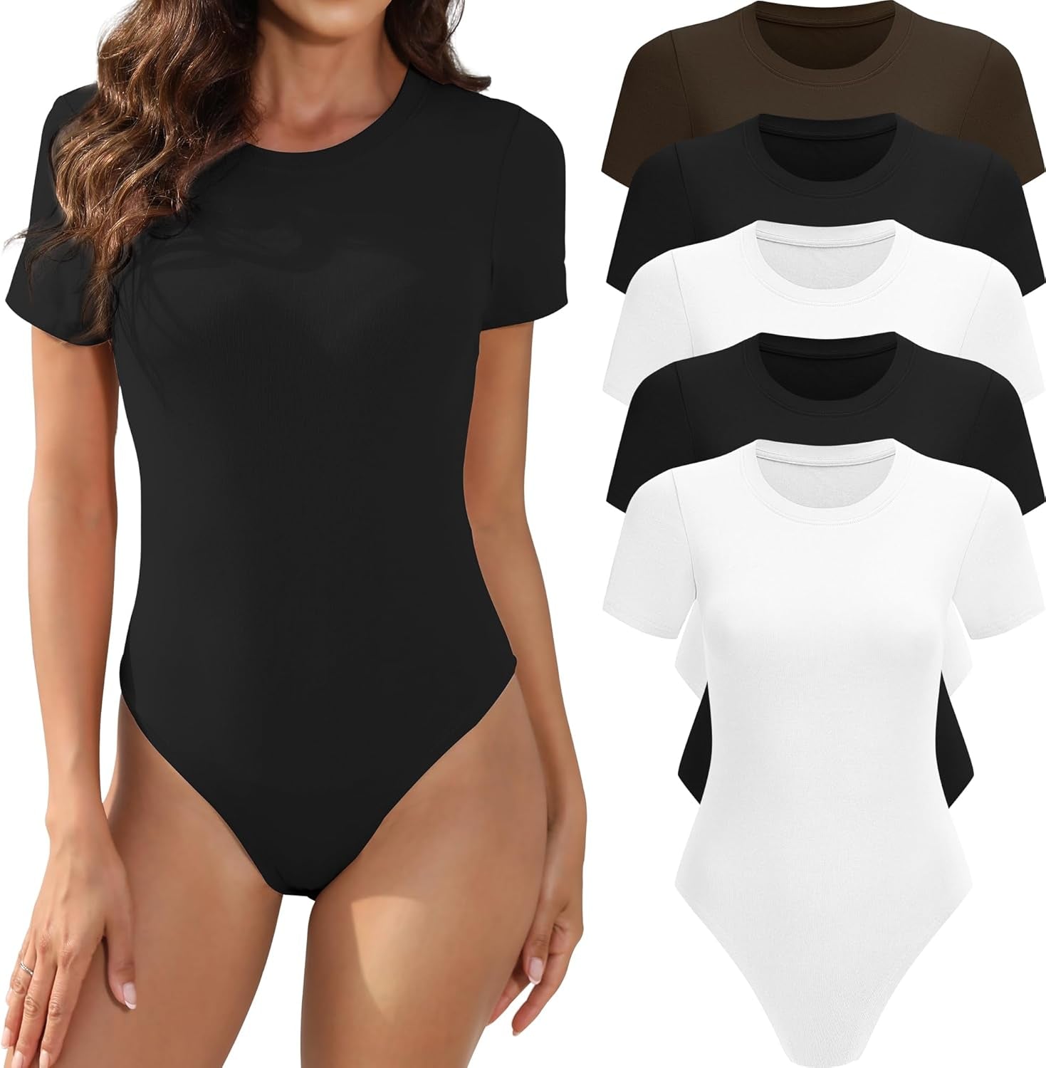 Five pack bodysuit collection MLYENX all colors displayed