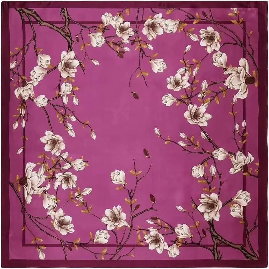 Julunar Silk like Head Scarf for Women - Satin Large Hair Scarves - 35" Square Silk Hair Wrap for Sleeping with Gift Packed