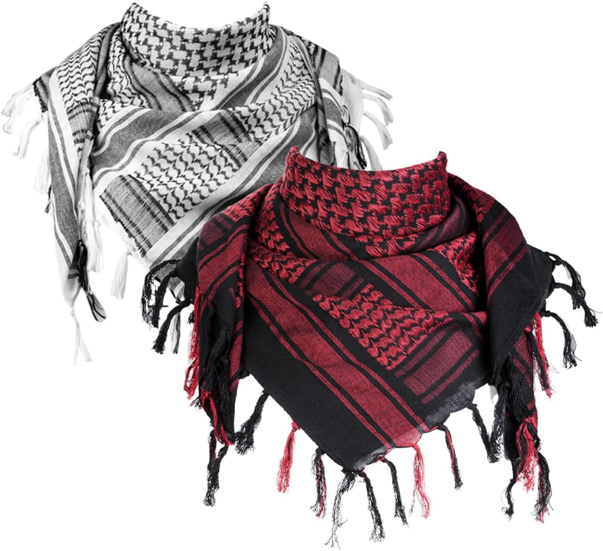FREE SOLDIER Scarf Military Shemagh Tactical Desert Keffiyeh Head Neck Scarf Arab Wrap with Tassel for Men Women