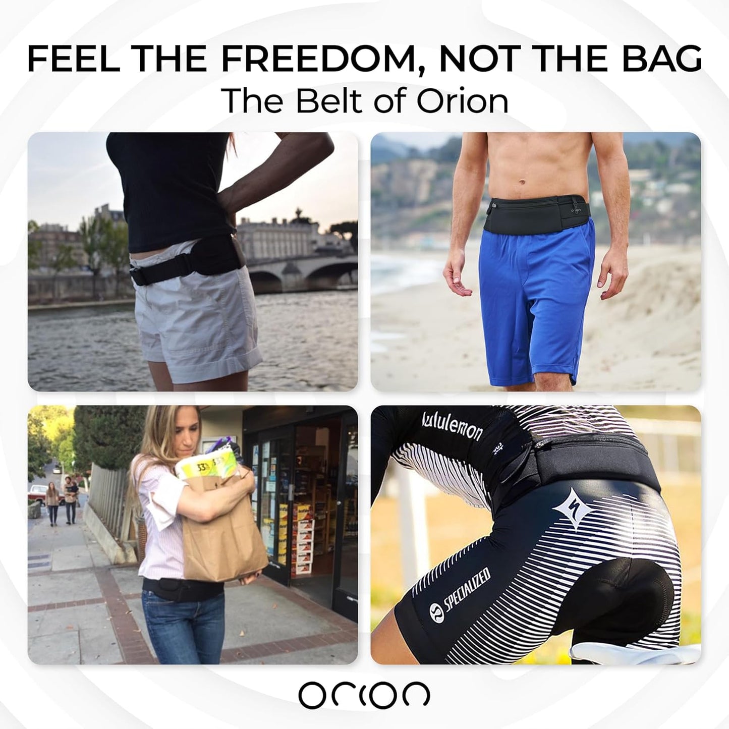 Stylish running fanny pack for urban adventures