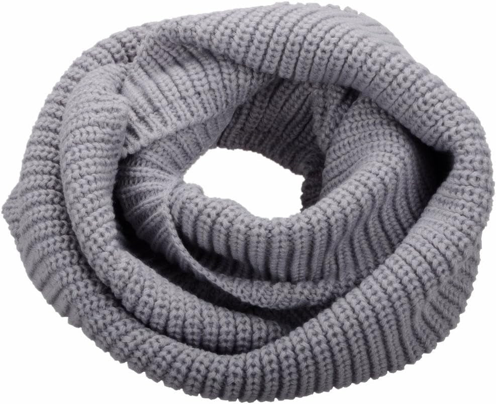 NEOSAN Womens Thick Ribbed Knit Winter Infinity Circle Loop Scarf