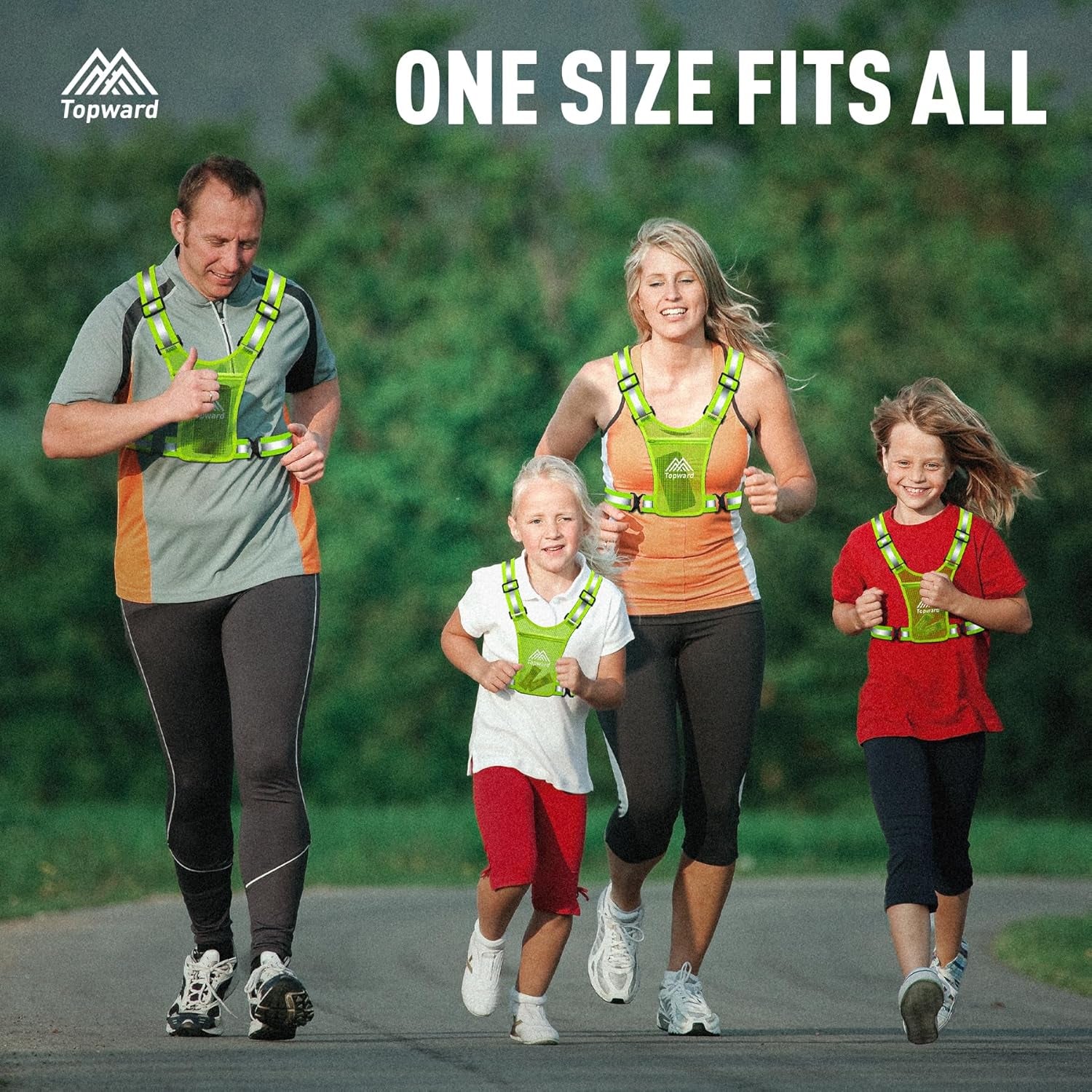 Chest phone holder vest showing comfortable fit during workout session