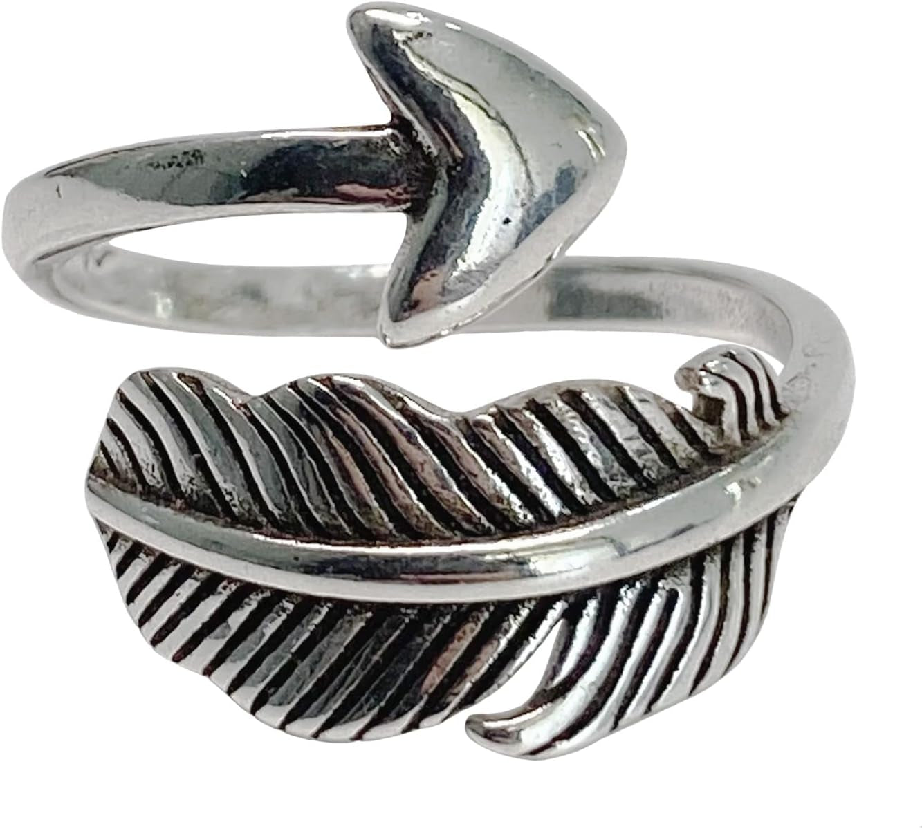 Handmade Vintage 925 Sterling Silver Wide Band Rings for Women/Men,Adjustable Thumb Finger Ring