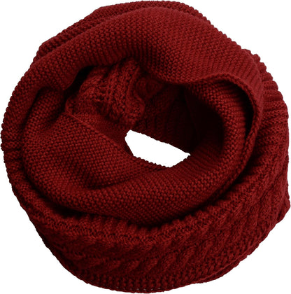 NEOSAN Womens Thick Ribbed Knit Winter Infinity Circle Loop Scarf