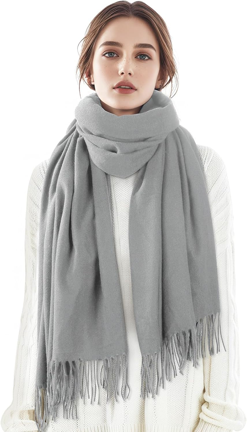 Premillow Scarfs for Women, Winter Scarf, Classic Pashmina Shawls and Wraps, Cashmere Feel Scarfs for Women, Long Scarves