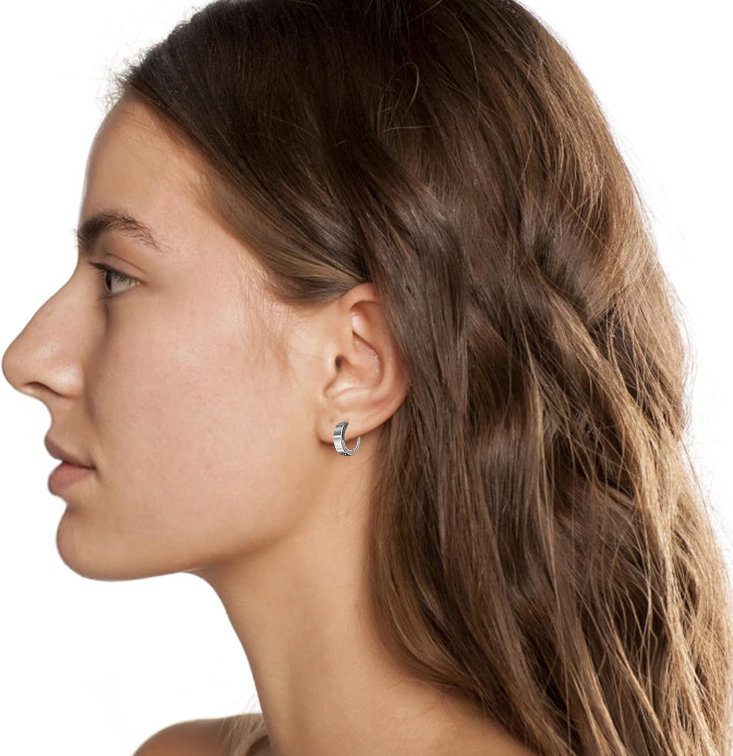 3 Pairs Clip on Earrings for Men, Non Pierced Earrings for Women and Men, Titanium Steel Fake Earrings, Cool Earrings Set for Gifts