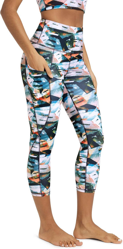ODODOS Women'S High Waisted Yoga Leggings with Pockets, Tummy Control Non See through Workout Athletic Running Yoga Pants