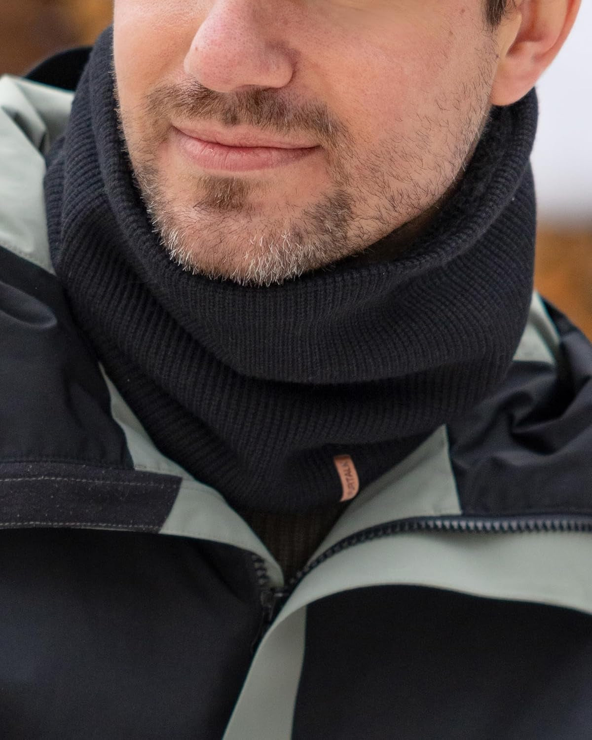 FURTALK Winter Neck Warmer Men Ski Neck Gaiter Scarf for Men Women Thick Warm Fleece Windproof Scarves