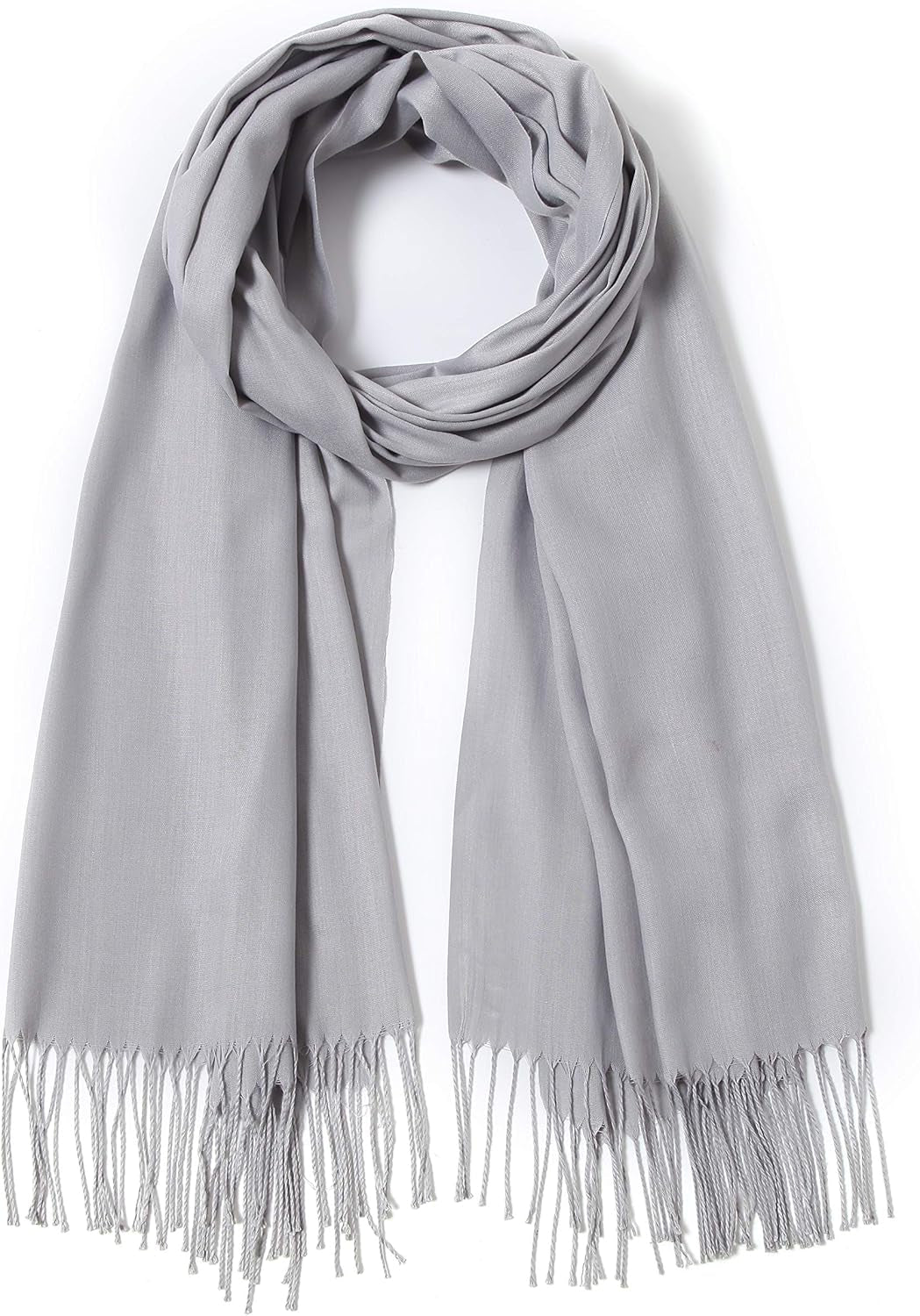 Cindy & Wendy Pashmina Shawls and Wraps Large Scarfs for Women Wedding Party Bridal Long Fashion Solid Shawl Wrap Fringes