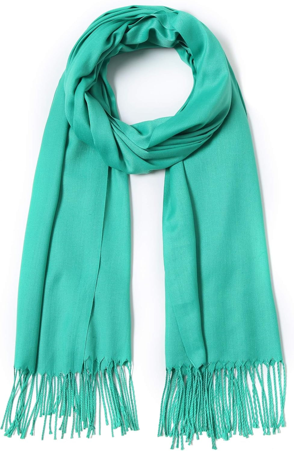 Cindy & Wendy Pashmina Shawls and Wraps Large Scarfs for Women Wedding Party Bridal Long Fashion Solid Shawl Wrap Fringes