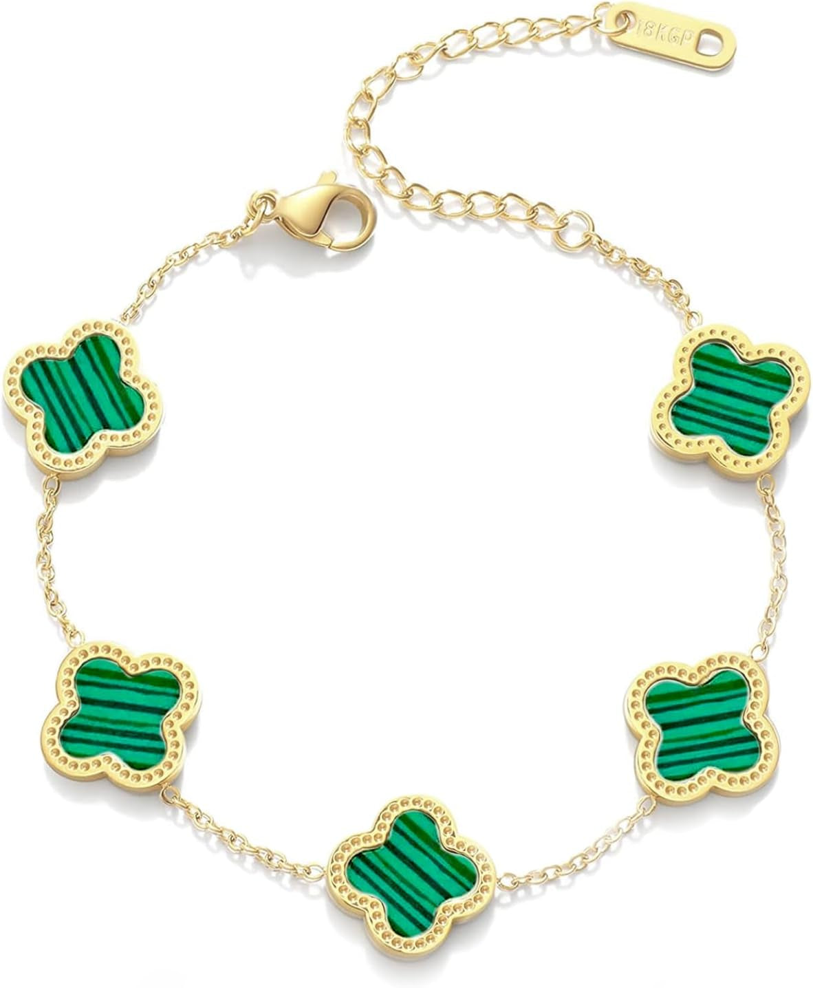 Highspark Clover Bracelets for Women | Designer Four Leaf Bracelets for Women | Lovely Gift