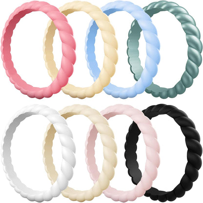 Medical-grade silicone ring close-up showing hypoallergenic safe construction