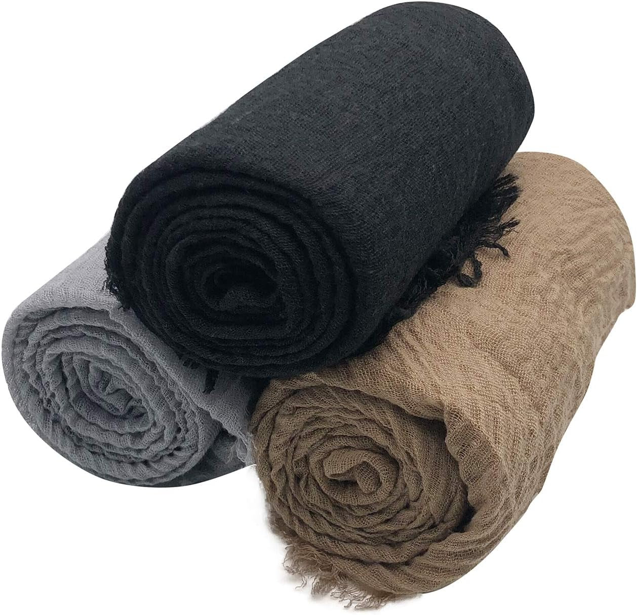 Women Scarf Shawl for All Season 3PCS Scarve Wrap Scarve.