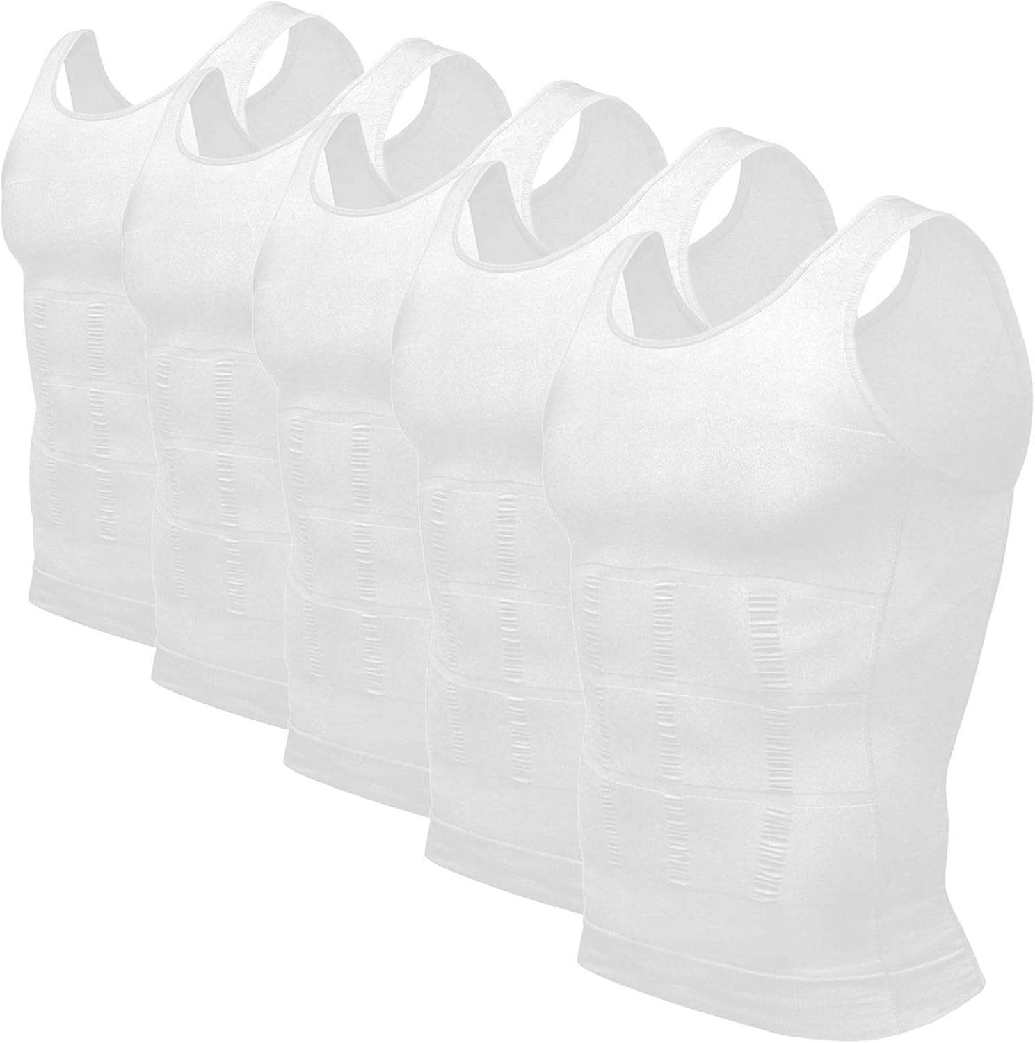 Mens tummy control vest shaping and comfort features