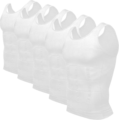 Mens tummy control vest shaping and comfort features