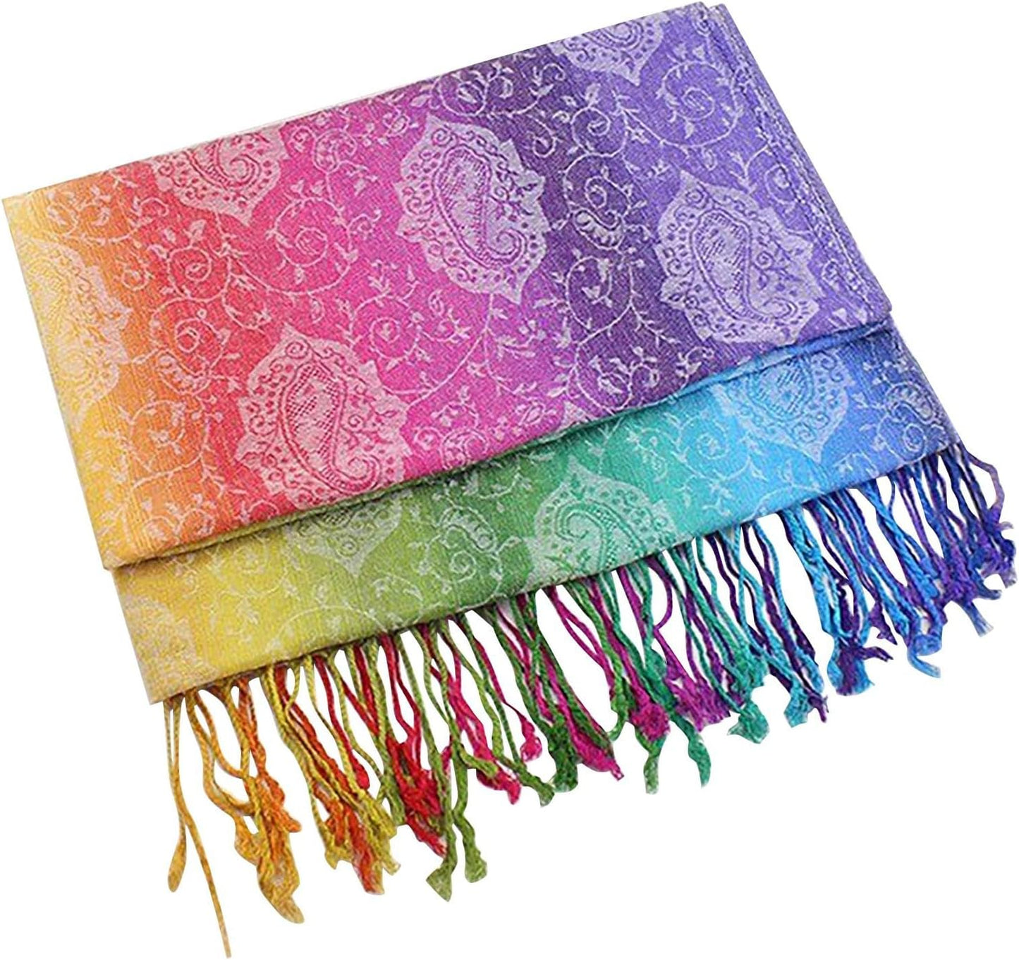 Fashion Women'S Silk Scarf Luxury Satin Shawl Wraps