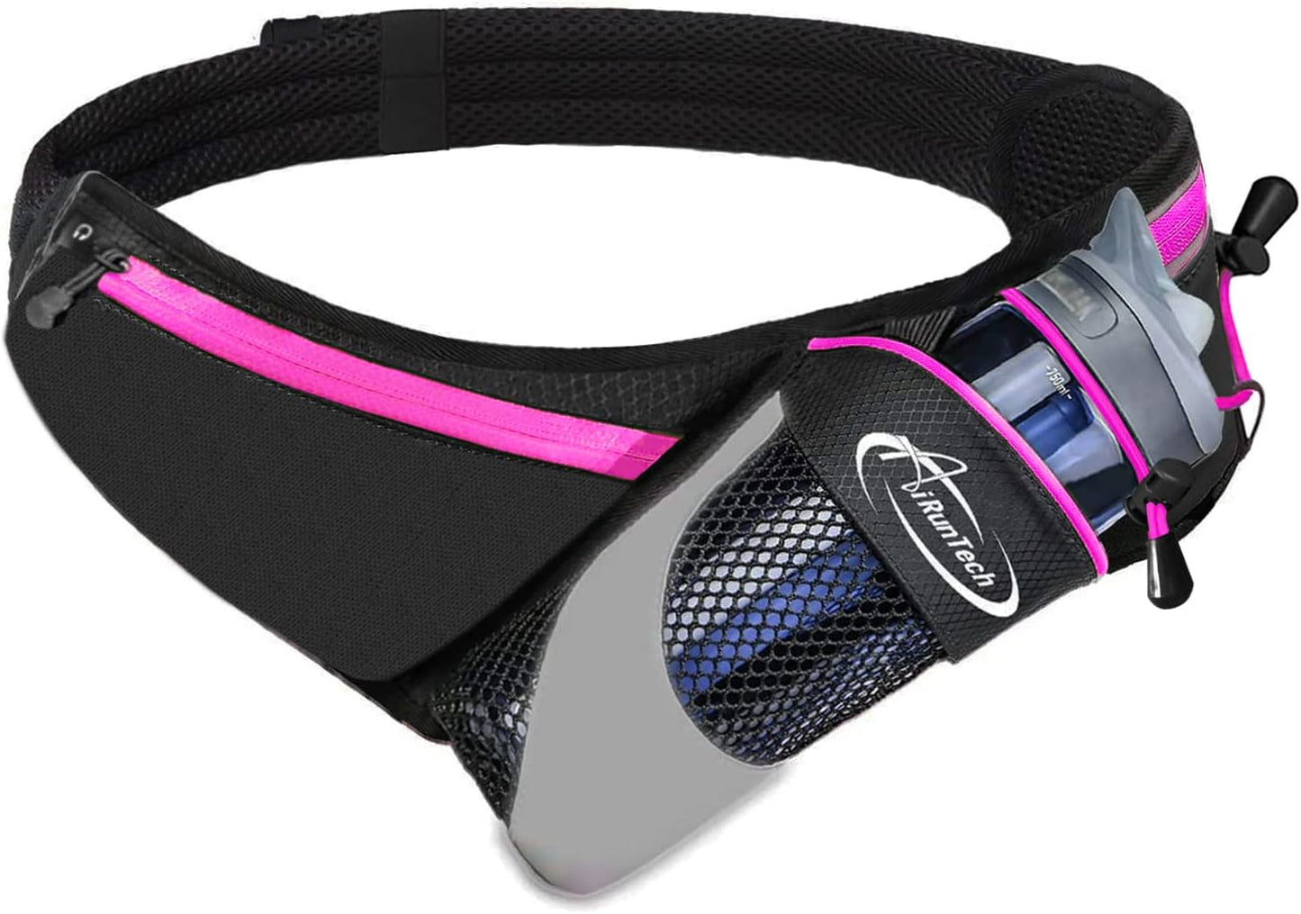 Runner with hydration belt during marathon training