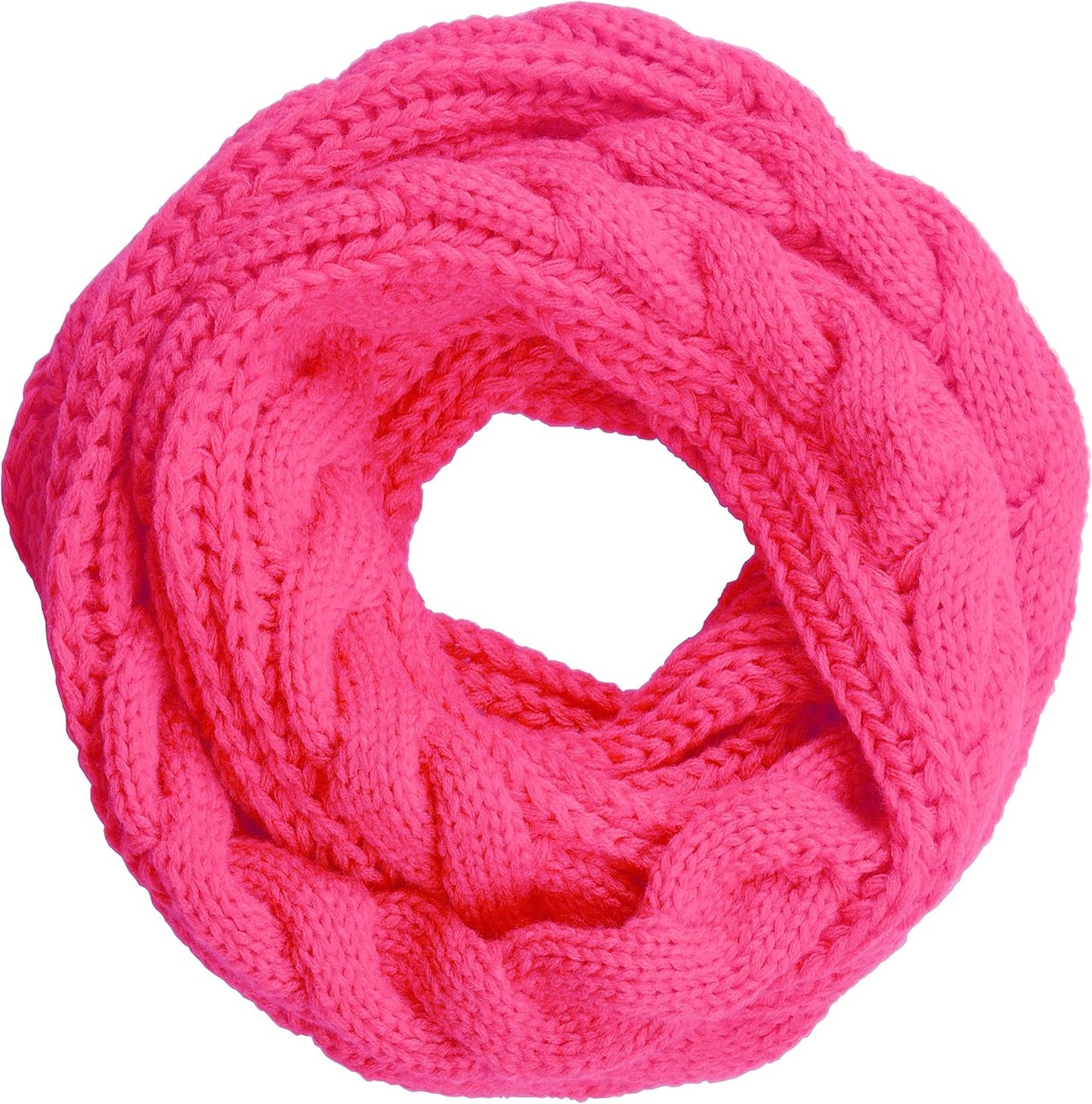 NEOSAN Womens Thick Ribbed Knit Winter Infinity Circle Loop Scarf