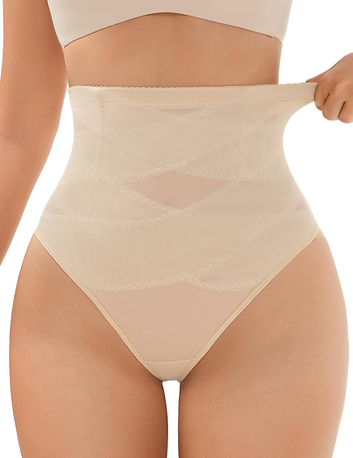 Julygirl thong shapewear tummy control beige nude color