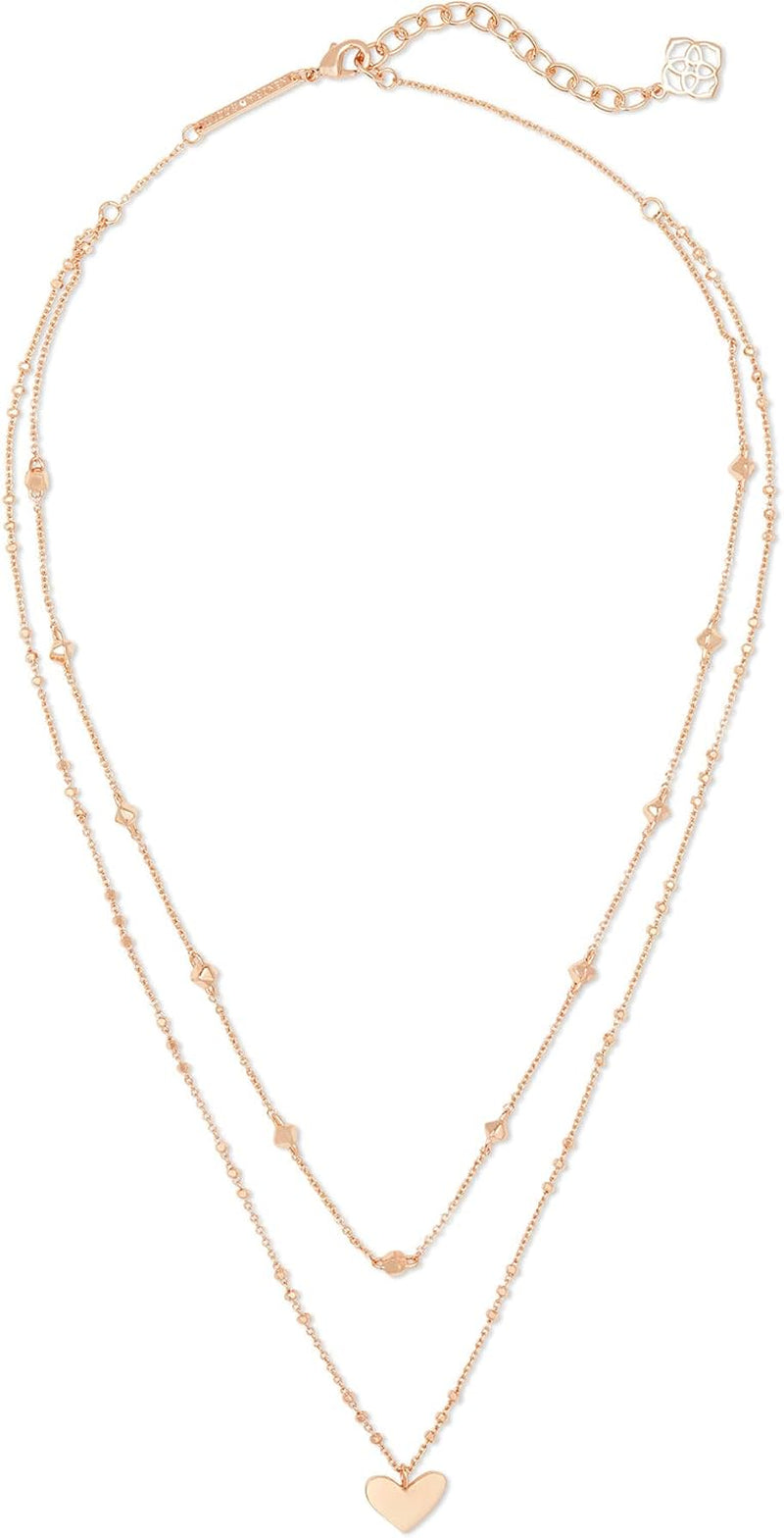 Kendra Scott Ari Heart Multistrand Necklace, Fashion Jewelry for Women