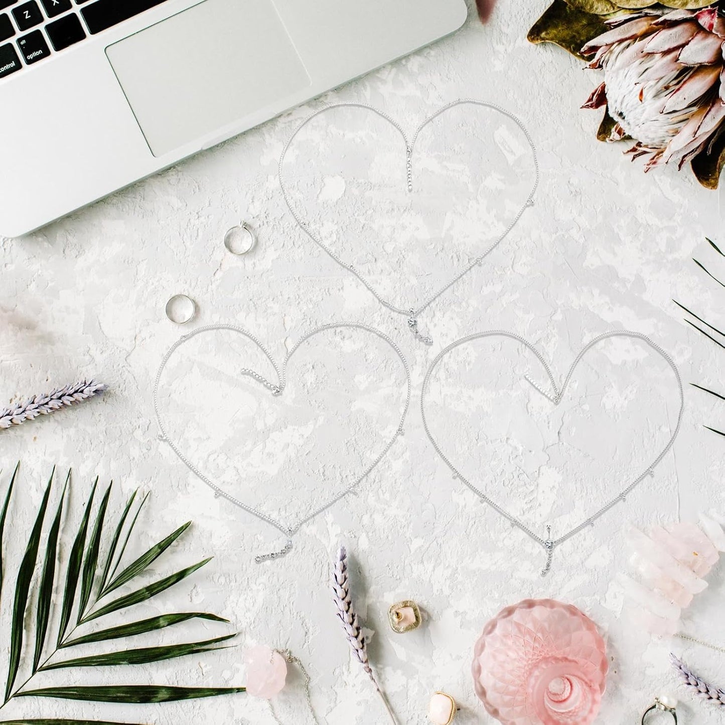 Hicarer 3 Pieces Crystal Belly Ring with Chain Rhinestone Waist Body Chain Bikini Belly Jewelry Beach Accessories Jewelry for Women Adults