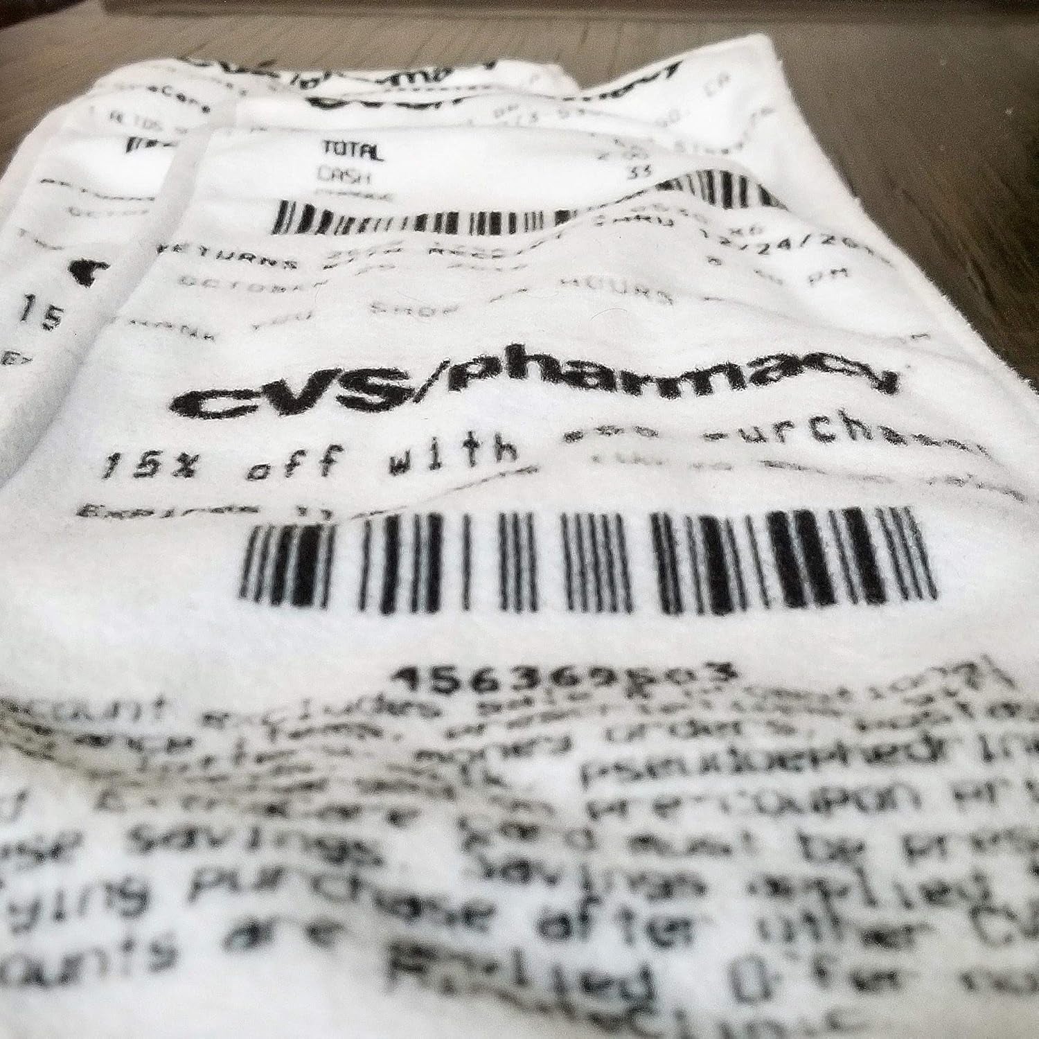 The Original CVS Receipt Scarf, Double Sided, Hilarious 100% Fleece Scarf. Looks like a Real CVS Receipt