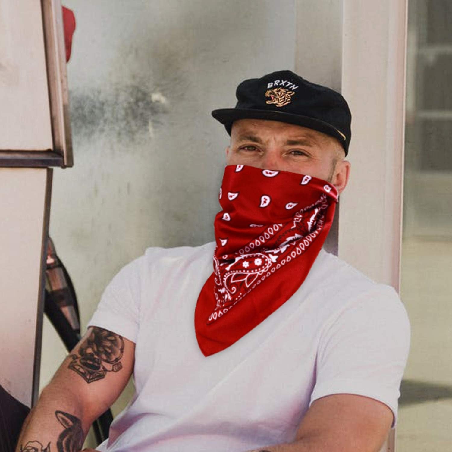 16Pcs Bandanas Multi-Purpose Party Outdoor Favor Scarf Headband Handkerchiefs for Women Men Boy Girls