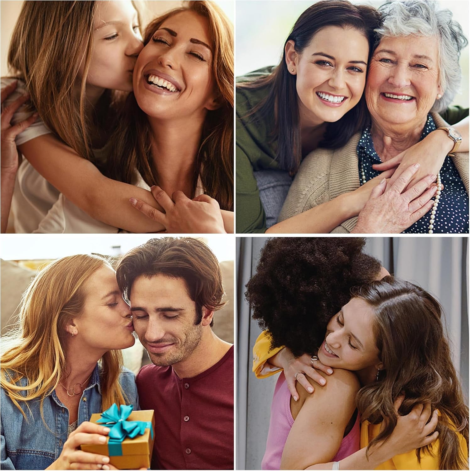 YADOCA 925 Sterling Silver Hug Ring for Women Men Adjustable Hugging Hands Open Love Promise Friendship Wedding Ring