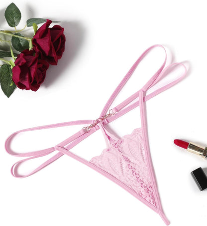 Avidlove hollow out floral lace thong panty collection