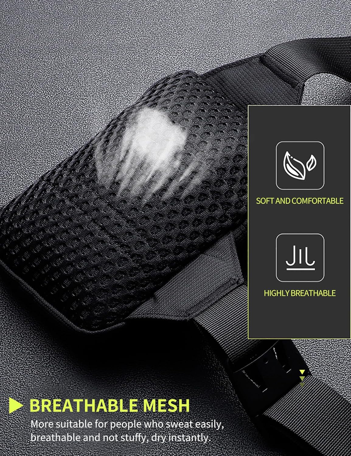 Compact fanny pack with water-resistant material for fitness activities